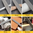thumbnail image 4 of Flat Hand Metal File, Ergonomic Rubberized Handle, Uniform Teeth, High Carbon Steel for Trimming, Sharping Metal, Stone, Wood, 4 of 4