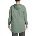 thumbnail image 2 of Lands' End Women's Plus Size Waterproof Hooded Packable Raincoat, 2 of 3