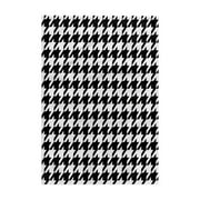 3dRose, Classic Black and White Houndstooth Pattern, 15x22 Hand Towel
