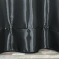 thumbnail image 3 of Your Chair Covers - 120 Inch Round Satin Tablecloth Black, 3 of 4