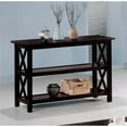 thumbnail image 2 of Rachelle 2-shelf Wood Entryway Console Table Deep Merlot, 2 of 5