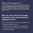 thumbnail image 4 of Tsa P16 Fingerprint Padlock Biometric Metal Keyless Thumbprint Lock with USB Charging Black, 4 of 5