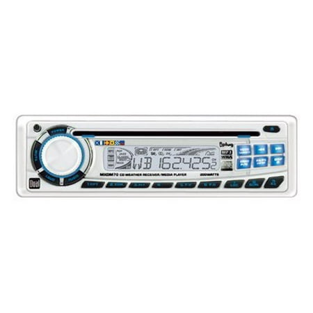 Dual MXDM70 - Marine - CD receiver - in-dash - Single-DIN - 50 Watts x 4