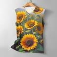 thumbnail image 5 of Aloohaidyvio Tank Tops for Women,Women's Summer Sunflower Print Basic Tank Tops 2024 Round Neck Soft Casual Loose Sleeveless Shirts, 5 of 5