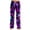 Red, variant on Womens Lounge Pants Halloween Plaid Pumpkin Print Elastic Waist Comfy Pjs Sleep Pants