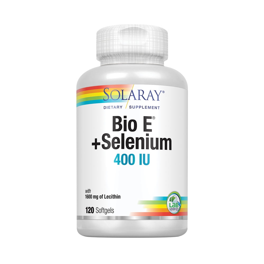 Solaray Bio Vitamin E with Selenium 400IU Healthy Cardiac Function