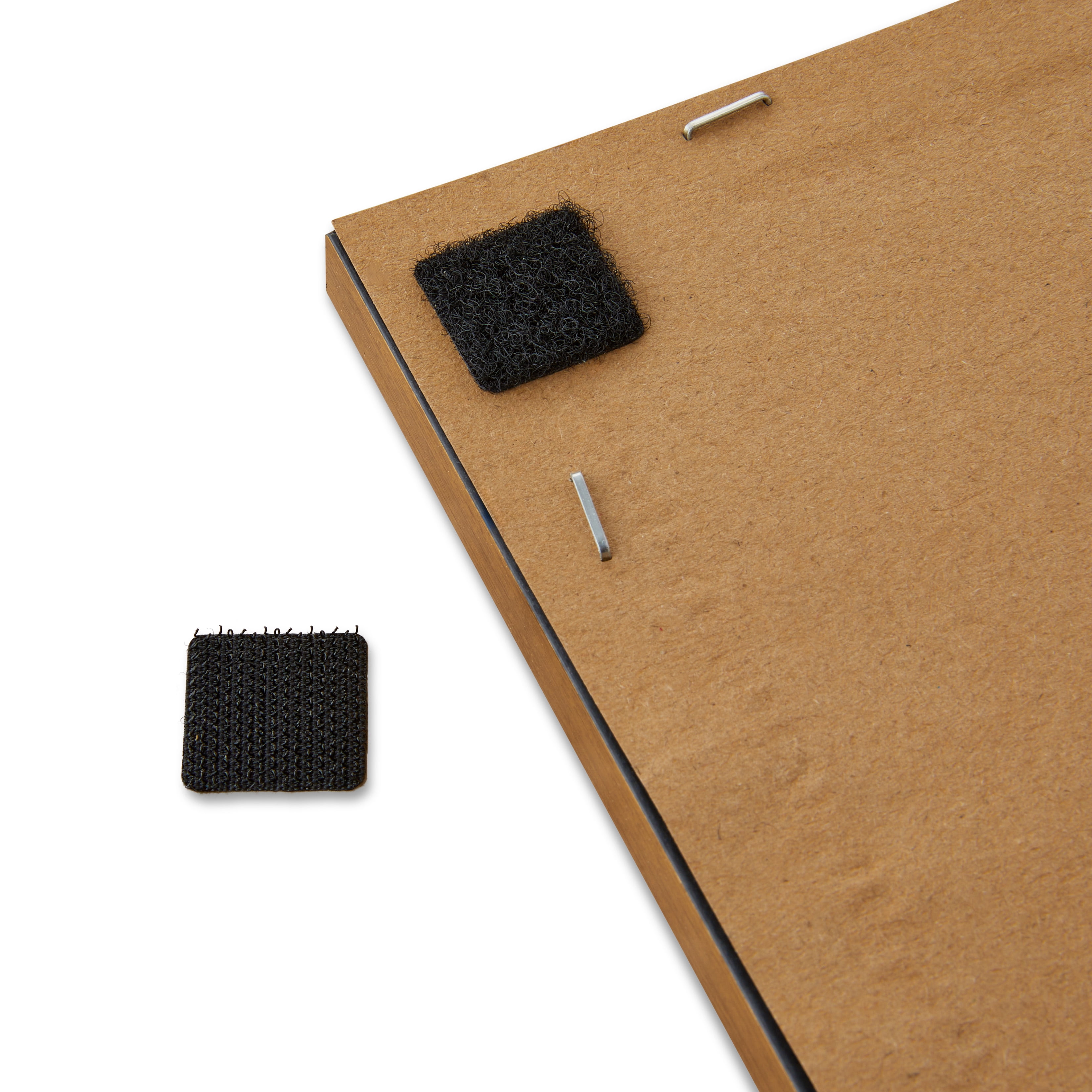 Pen+Gear Self-Adhesive Hook & Loop Fasteners, Black, 8 Count