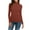 Coffee_AA01, variant on Women's Mock Turtle Neck Long Sleeve T Shirts Basic Lightweight Stretch Slim Fitted Tops Fall & Winter for Underwear Soft Casual Tops Black M