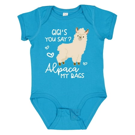 

Inktastic Gigi s You Say Alpaca My Bags Gift Baby Boy or Baby Girl Bodysuit