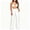 White, variant on IUYRTFE Women One Shoulder Sleeveless Top and Wide Leg Pants Set Solid Color 2 Piece Outfit for Vacation Party