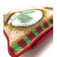 thumbnail image 3 of DaDa Bedding Gingerbread Snowman Woven Tapestry Throw Pillow Covers 16" x 16" (12917), 3 of 4