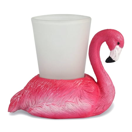 

CoTa Global Cool Flamingo Shot Glass - Novelty Glassware Home and Bar Liquor Accessory Fun Wild Animal Shooter for Espresso and Alcohol Drinks Ideal Drinkware Gift for Parties and Events - 4 Inches