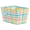 Way To Celebrate Easter Embellished Gingham Loaf Pail