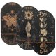 thumbnail image 1 of 3pcs Crystal Wall Shelf Wooden Crystal Display Shelf Bohemian Style Wall Candle Shelf, 1 of 1