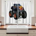 thumbnail image 2 of Ambesonne Truck Kitchen Curtains, Pattern Pickup, 55"x39", Multicolor, 2 of 3