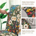 thumbnail image 5 of Yayeee 2 Pack Dining Chair Covers Stretch Parson Chairs Slipcovers Seat Protector, Floral Garden, 5 of 6