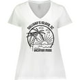 thumbnail image 3 of Inktastic Summer Vacation Mode Sullivans Island South Carolina Women's Plus Size V-Neck T-Shirt, 3 of 5