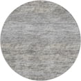 thumbnail image 2 of Addison Rugs Dream Shag Premium Machine Washable Transitional Horizontal Bars Silver Round Rug, 8' x 8', 2 of 8