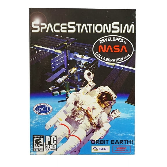 Space Station Sim PC CD - Developed in Collaboration with NASA