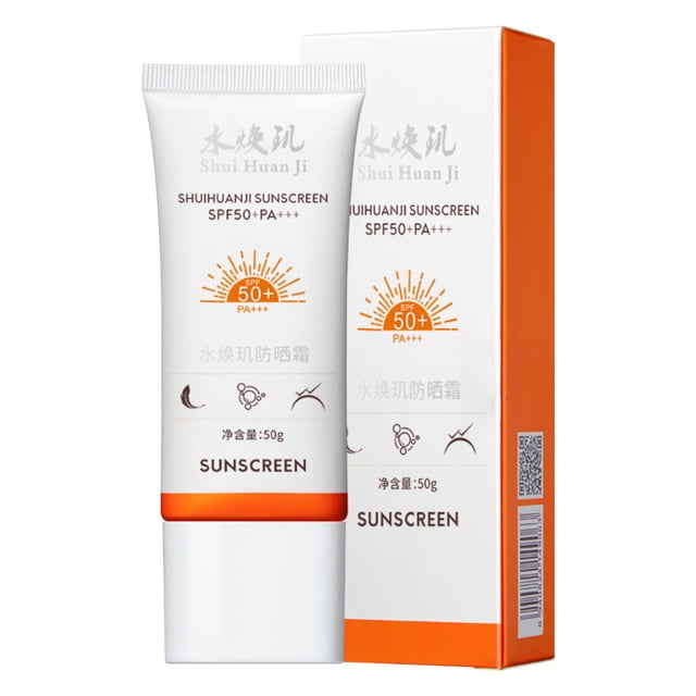 PA+++ Protector solar, resistente al agua, resistente al sudor, hidratante, no graso, portátil, 50 g