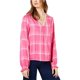 thumbnail image 1 of Sanctuary Clothing - Blusa a cuadros para mujer, color rosa, XS, 1 of 1