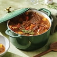 thumbnail image 6 of Tramontina Bestow 5.5-Quart Enameled Cast Iron Round Dutch Oven with Lid, Cactus with Gold Knob, Oven-Safe, 6 of 7