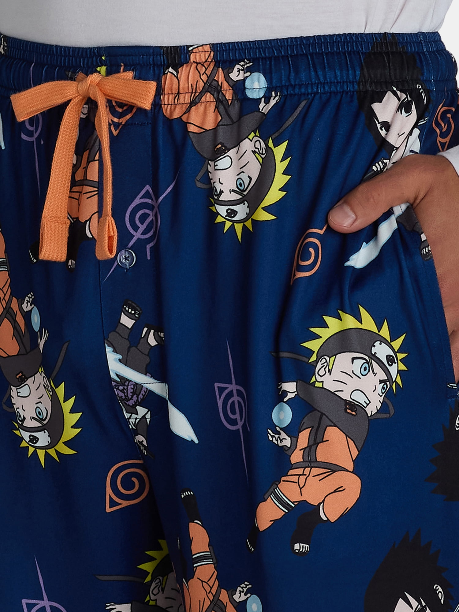 Naruto Men's Pajamas Sleep Pants, Sizes S-3XL