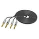 thumbnail image 4 of 2x # DIY Audio OFC 10ft 12 Cable de de con 4pcs 4mm Banana Plug, 4 of 9