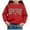 Red, variant on Ccpelsie Little/Big Girls Sweaters Crewneck Long Sleeve Kids Sweater Fall Winter Pullover(Black,5Y)
