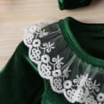 thumbnail image 5 of IDOPIP Toddler Baby Girls Velvet Tutu Dress Kids Xmas Ruffle Tulle Princess Dress Fall Winter Clothes, 5 of 7