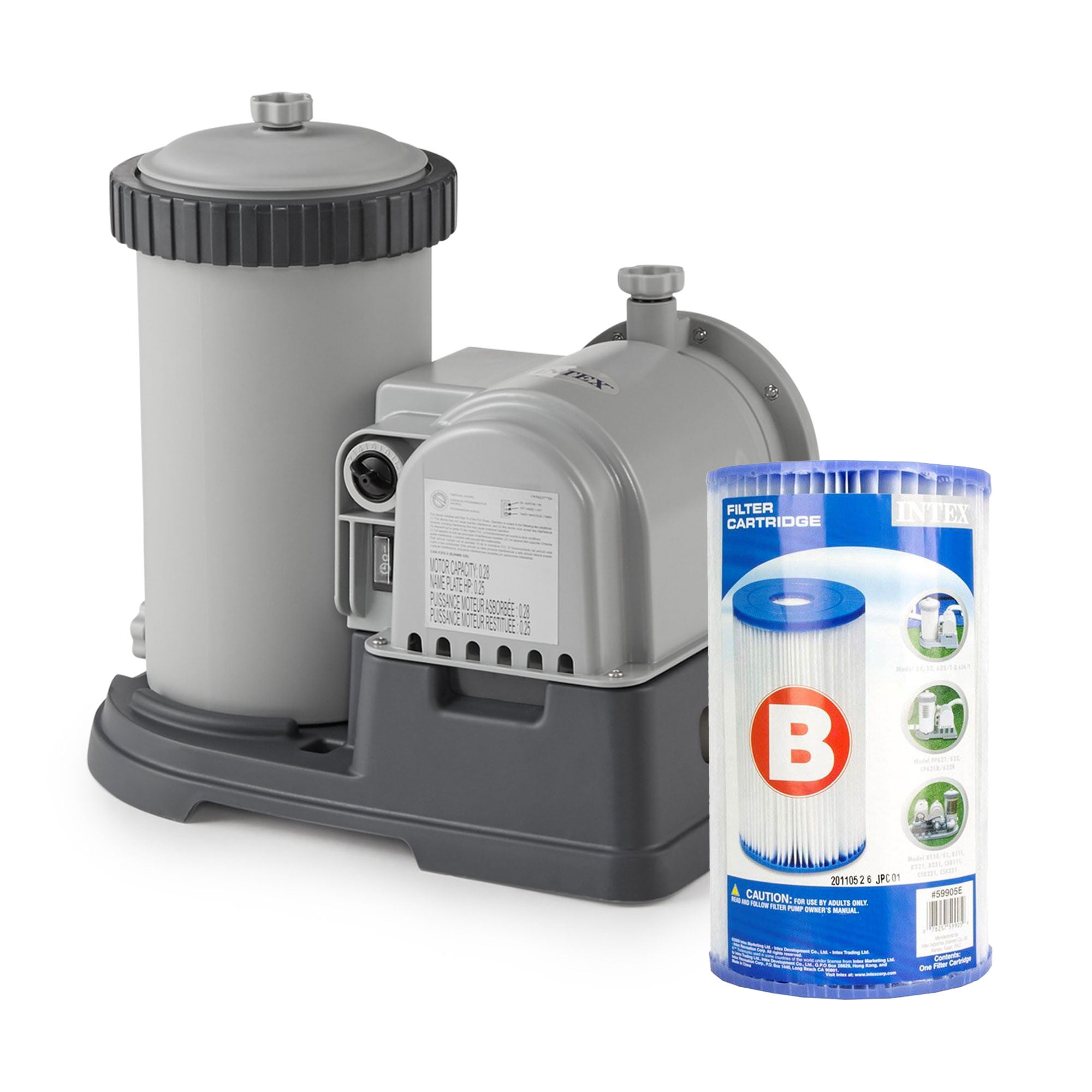 INTEX Krystal Clear 26647EG Crystal Water Sand Filter Pump