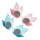 thumbnail image 1 of Blue Plastic Party Sunglasses for Decoration 2 Pairs Funny Accessories Butterflies Shaped Glasses, 1 of 3