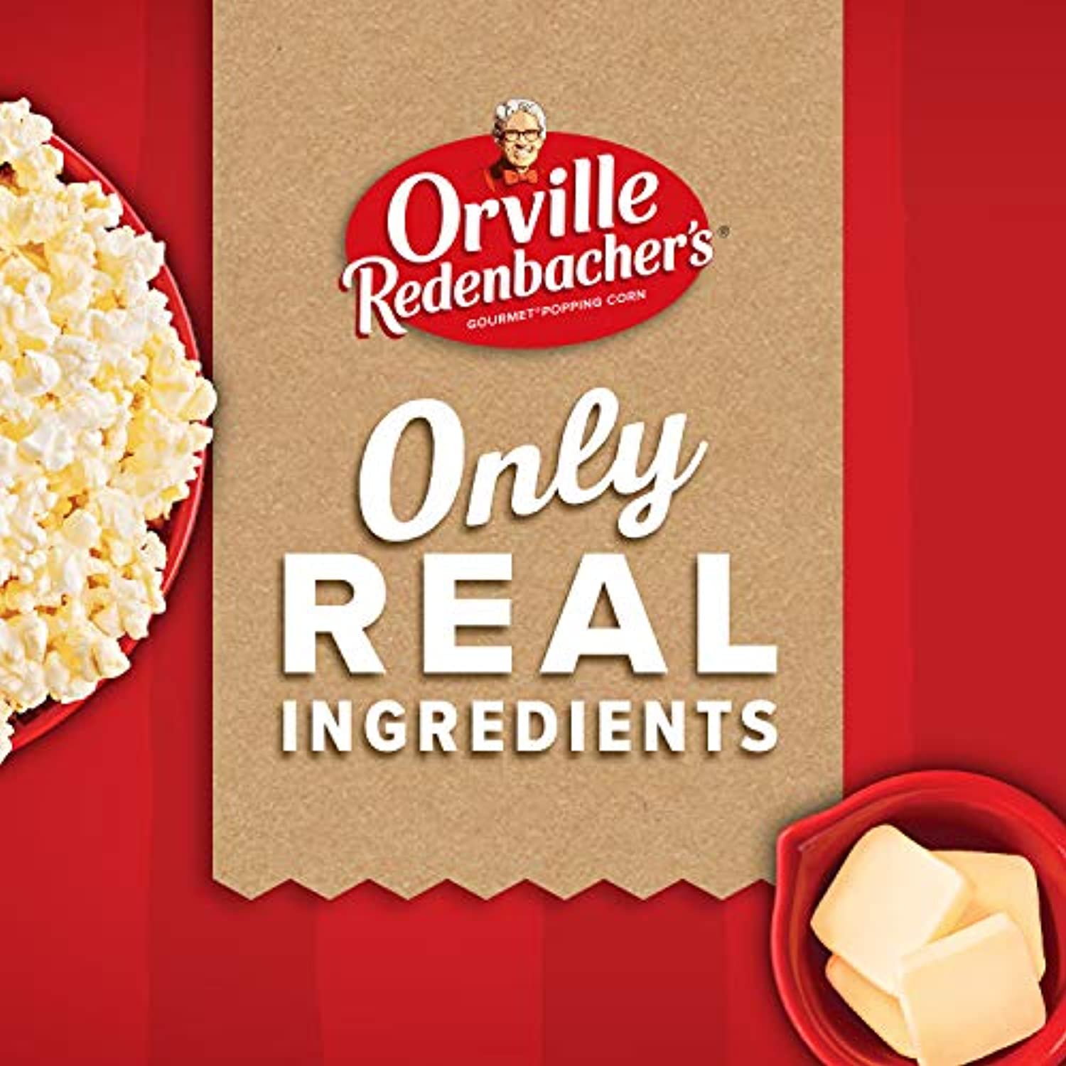 Orville Redenbachers Light Butter Popcorn, Classic Bag, 6 Ct - Walmart.com