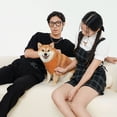 thumbnail image 5 of Kll Orange Glitter Dog Bandanas,Triangle Reversible Pet Scarf For Small Medium Large And Extra Large Dogs-Large, 5 of 7