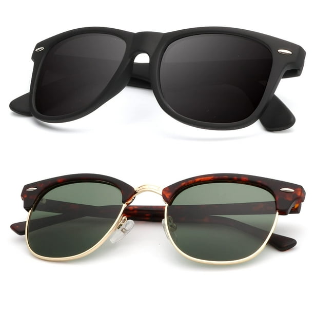 Gafas de sol KALIYADI polarizadas semisin montura que bloquean los rayos UV