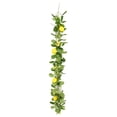 thumbnail image 1 of Guirnalda artificial Hoja colgante Fruta de imitación Decoración de jardín Verde con limones amarillos Falso, 1 of 8