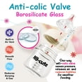 thumbnail image 3 of Set de Biberones para Bebé NB-cute 100ml y 180ml de Vidrio Borosilicato, 3 of 9