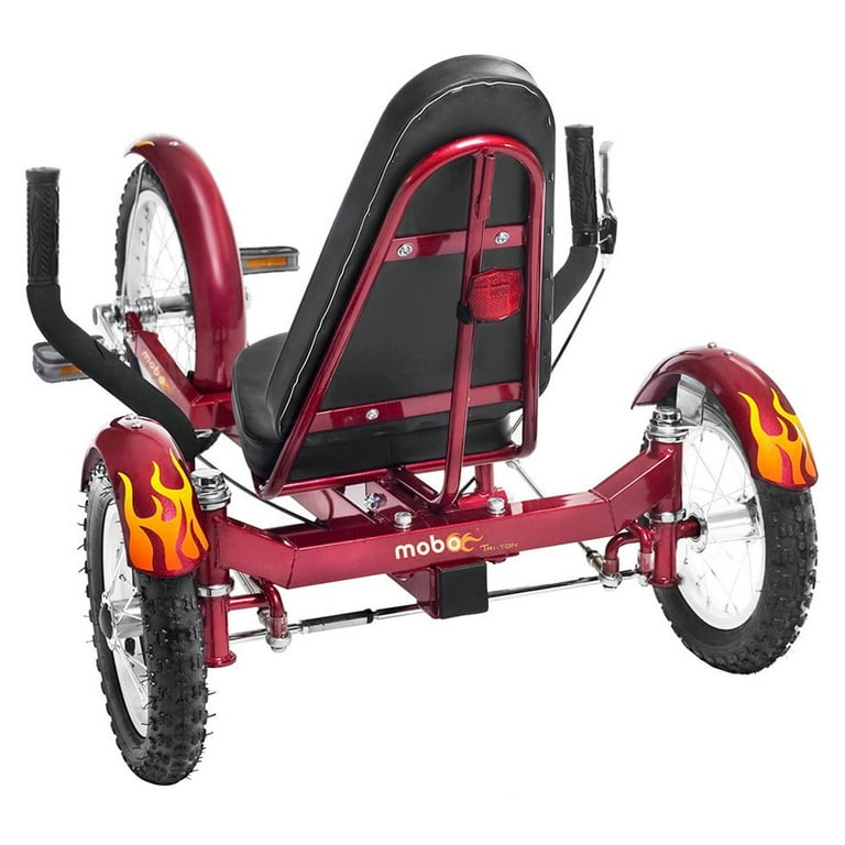 Mobo Triton The Ultimate Youth Three Wheeled Red Cruiser Walmart