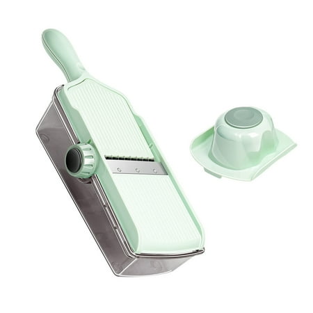 

ZPAQI Vegetable Slicer with Container Manual Kitchen Tool for Easy Food Preparation