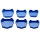 thumbnail image 1 of 6pcs Dental Base Former Kit Labs Model Base Set Plaster Mold Base Former, 1 of 4