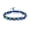 Blue rope temperature-sensitive color-changing braided bracelet, variant on Hematite bracelet bracelet for women with high-end stretch color change transfer bead black gallstone temperature change color change bracelet for women