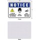 thumbnail image 2 of Paquete de 2 señales de advertencia de prevención de la gripe de 7 x 10 pulgadas, aluminio de 30 milésimas, letreros de aviso de uso de mascarilla y aplicación de desinfectante, 2 of 7