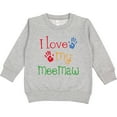 thumbnail image 2 of Inktastic I Love My Meemaw Toddler Sweatshirt, 2 of 4