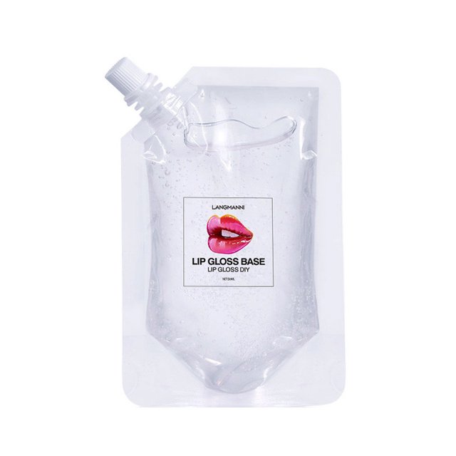 Material claro antiadherente del gel de la base del brillo de labios del lápiz labial de la base del brillo de labios hecho a mano