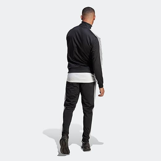 adidas Men's Size Basic 3-Stripes Tricot Track Suit