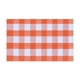 thumbnail image 2 of Alfombra de otoño para exteriores a cuadros naranjas | Felpudo a cuadros tejido a mano 15.7x23.6in | Espalda de goma antideslizante | Alfombra de patio de porche de entrada en capas | Decoración, 2 of 8