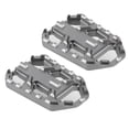thumbnail image 3 of Foot Pegs, Antioxidation 2pcs/set Wide Footrest Rustproof Stylish Appearance High Strength  For Motorbike Black,, 3 of 8