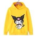 thumbnail image 5 of Sudadera con capucha Kawaii Kuromi para niñas, sudaderas de manga larga para niños, primavera y otoño, sudaderas con capucha informales con dibujos animados de Sanrio para niños, 5 of 5