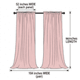 thumbnail image 6 of SNITIE Velvet Curtains 2 Panels, Thermal Insulated Rod Pocket Curtains, Soft Privacy Light-Filtering Velvet Drapes for Bedroom Living Room, 6 of 6