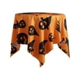 thumbnail image 2 of PRETXORVE Halloween Decor, Fall Decor, Halloween Tablecloth Scary Pumpkin Ghost Tablecloth orange Tablecloth Suitable for Heat- Kitchen Table Holiday indoor and Outdoor, 2 of 7
